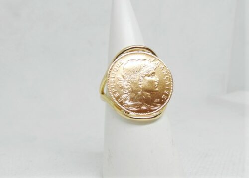 Bague pièce or 10 Francs – Image 3