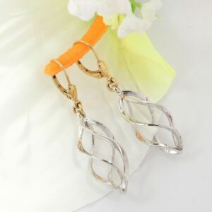 Boucles d'oreilles 2 ors "flammes"