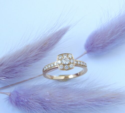Bague Or et diamants